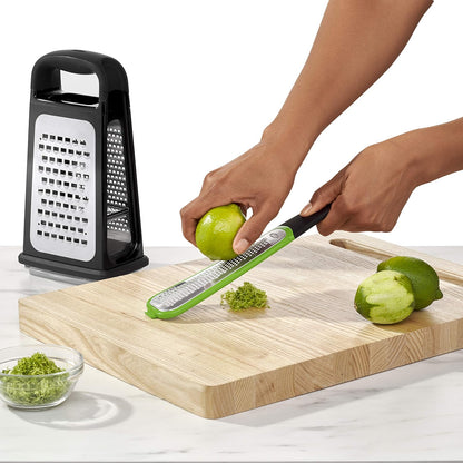 OXO Good Grips Etched Box Grater with Removable Zester